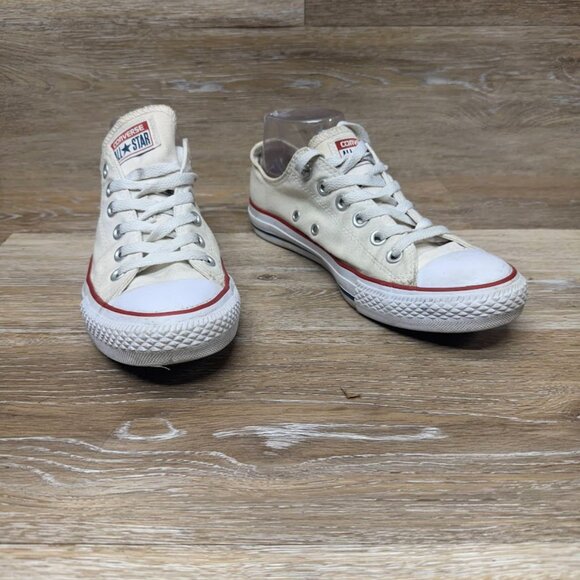 Converse Chuck Taylor All Star White Canvas Low Sneaker Women's Size 8/Men's 6 - Picture 6 of 7